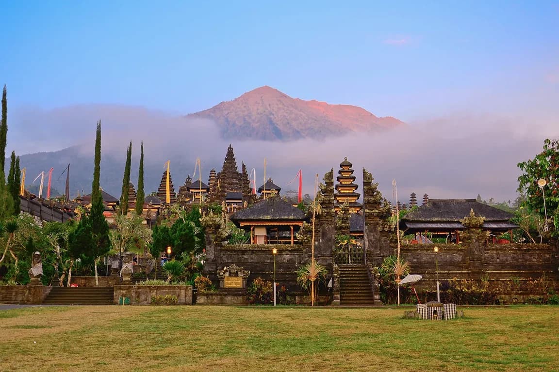 Besakih temple view