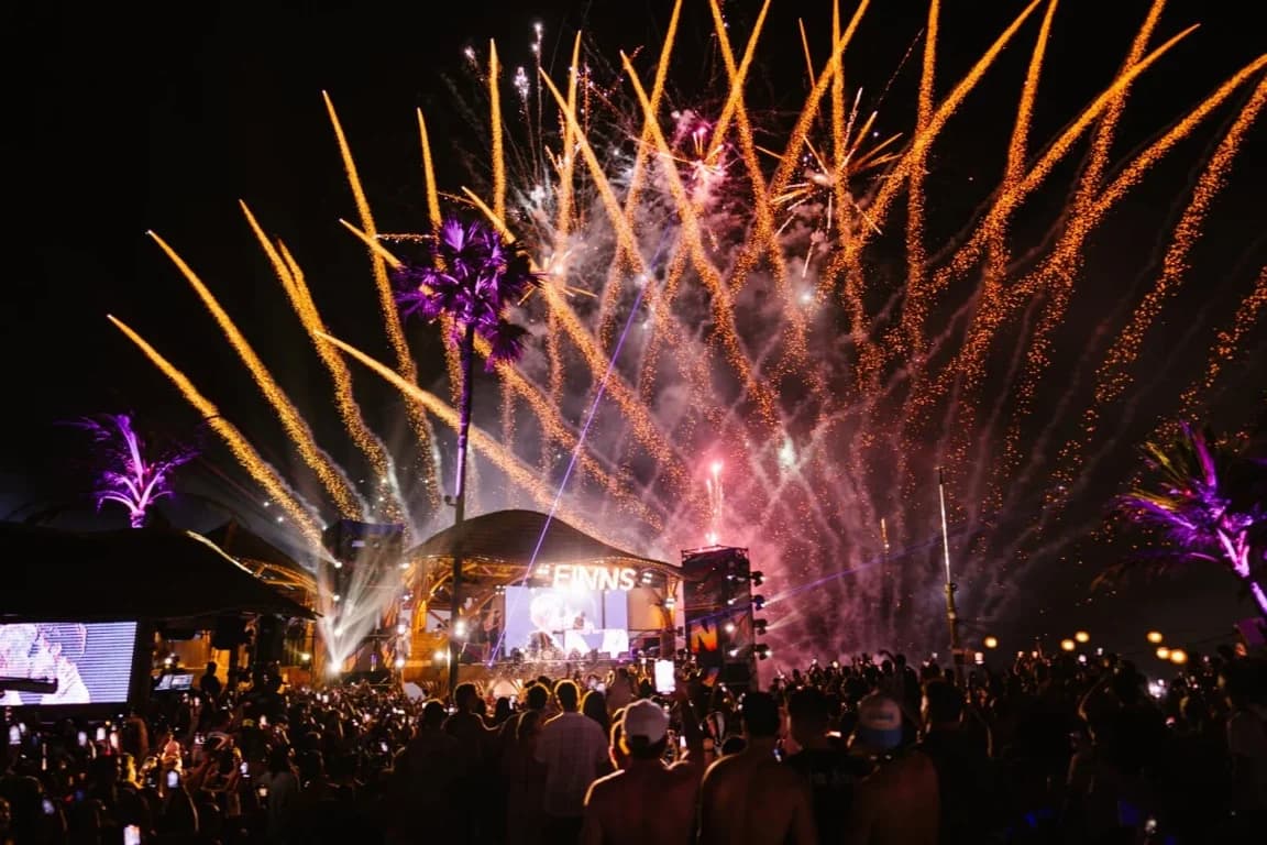 New Year's eve in FINNS Beach Club Canggu